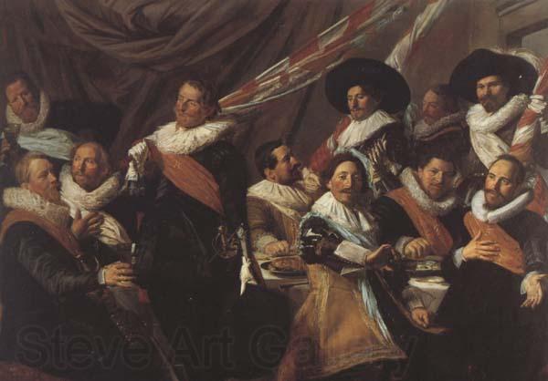 Frans Hals The Banquet of the St.George Militia Company of Haarlem  (mk45) Norge oil painting art